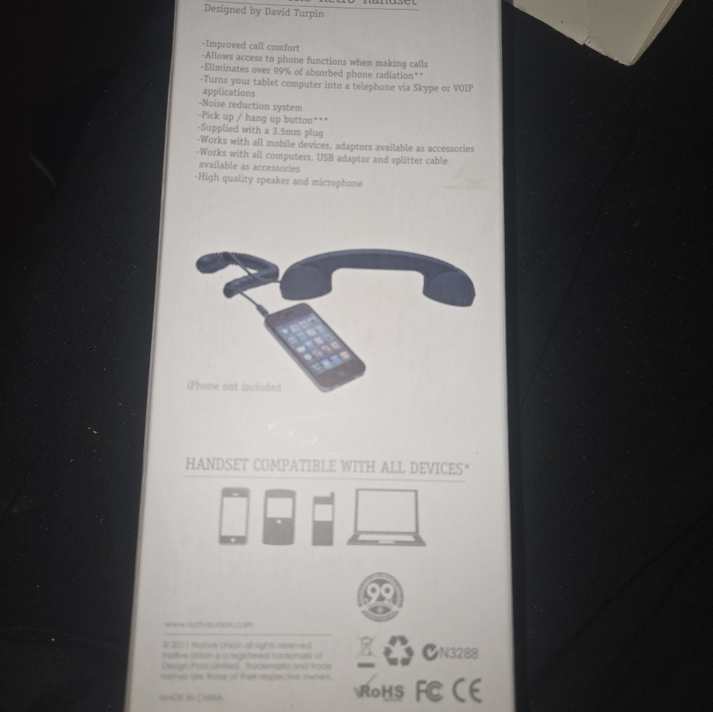Retro Pink POP Phone Handset - Picture 6 of 7